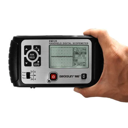 Портативный цифровой осциллограф EM125 карманный мини-мультиметр(Вольтметр Омметр тестер емкости