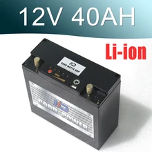 Солнечный UPS светодиодный гольф-карт 12V 40AH литий-ионный аккумулятор