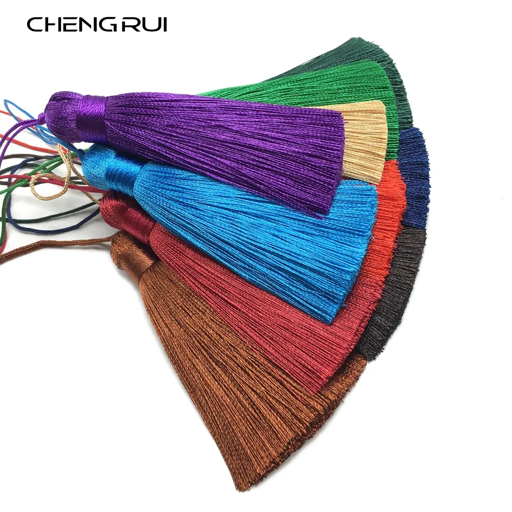 

CHENGRUI L76,8cm,tassel,silk fringe,craft tassels,fringe for curtain,tassels for jewelry diy,fringe curtain,2pcs/bag