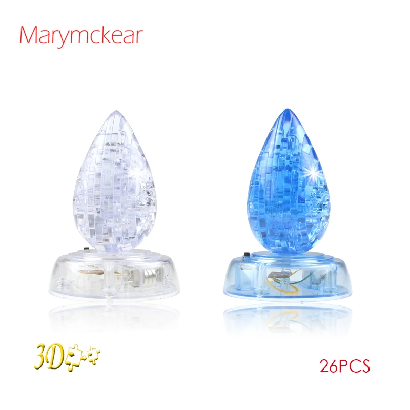 

Hands-on Toy 3D Puzzle Crystal Puzzle 3d Water Drop Puzzle Educational Toy Jigsaw Puzzle Tangram Shape Solid Children Toy