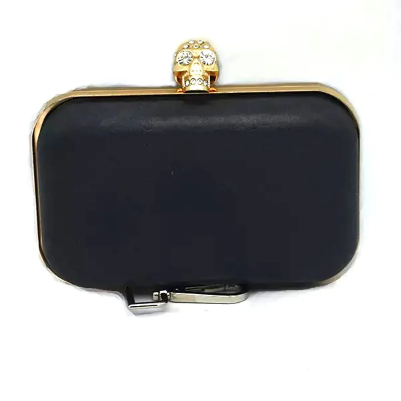 Buy 16x10cm Gold metal purse frame purse clasp skull