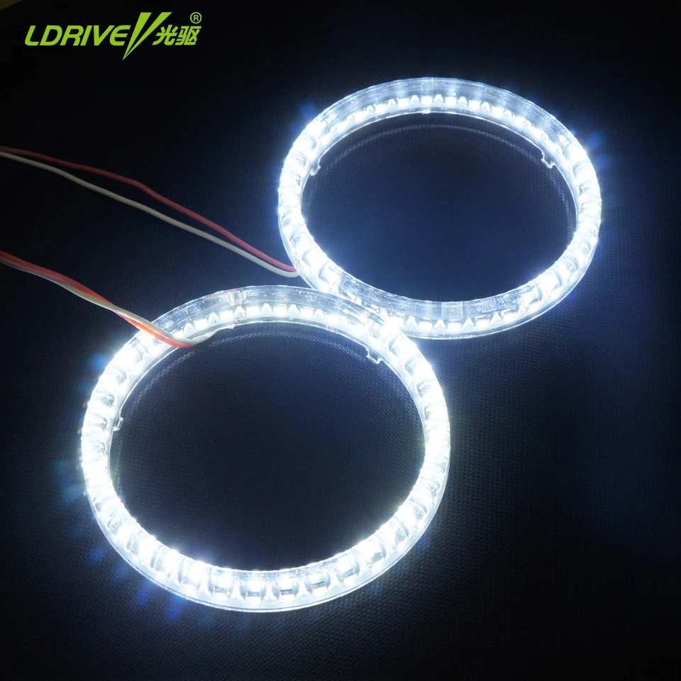 2 шт. автомобильный Стайлинг 3014 SMD светодиодсветодиодный кольца с ореолом 95 мм