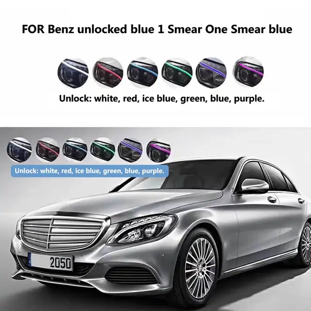 Us 19988 Led Headlight For Mercedes Benz W204 W205 C180 C200 C260 C300 Glc Glc300 Drl Lamp Unlocked Blue 1 Smear One Smear A2059063703 In Car Light