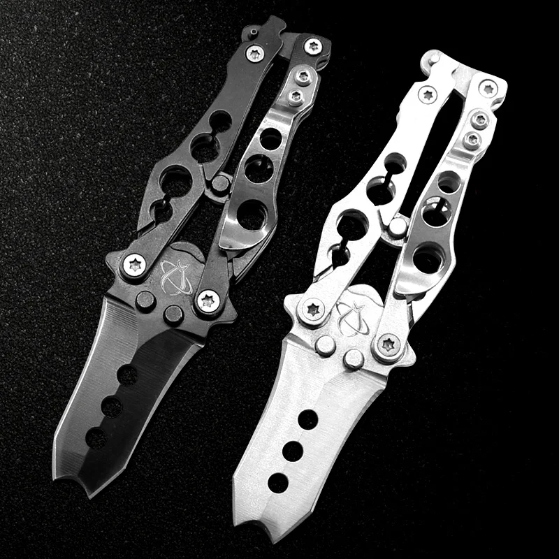 Small Butterfly Folding Blade Knife Stainless Steel Utility Training EDC Tool Free Shipping | Инструменты