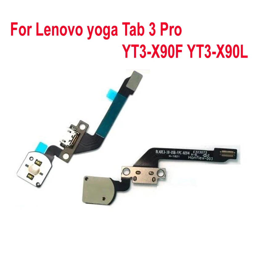 

LTPro New Orginal For Lenovo Yoga Tab 3 Pro YT3-X90F YT3-X90L Power Button USB Charger Charging Connector Dock Port Flex Cable