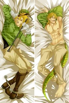 Anime JoJo's Bizarre Dakimakura Bedding Hugging Body Pillow Cover Case 50x150cm Anime JoJo's Bizarre Dakimakura Bedding Hugging Body Pillow Cover Case 50x150cm