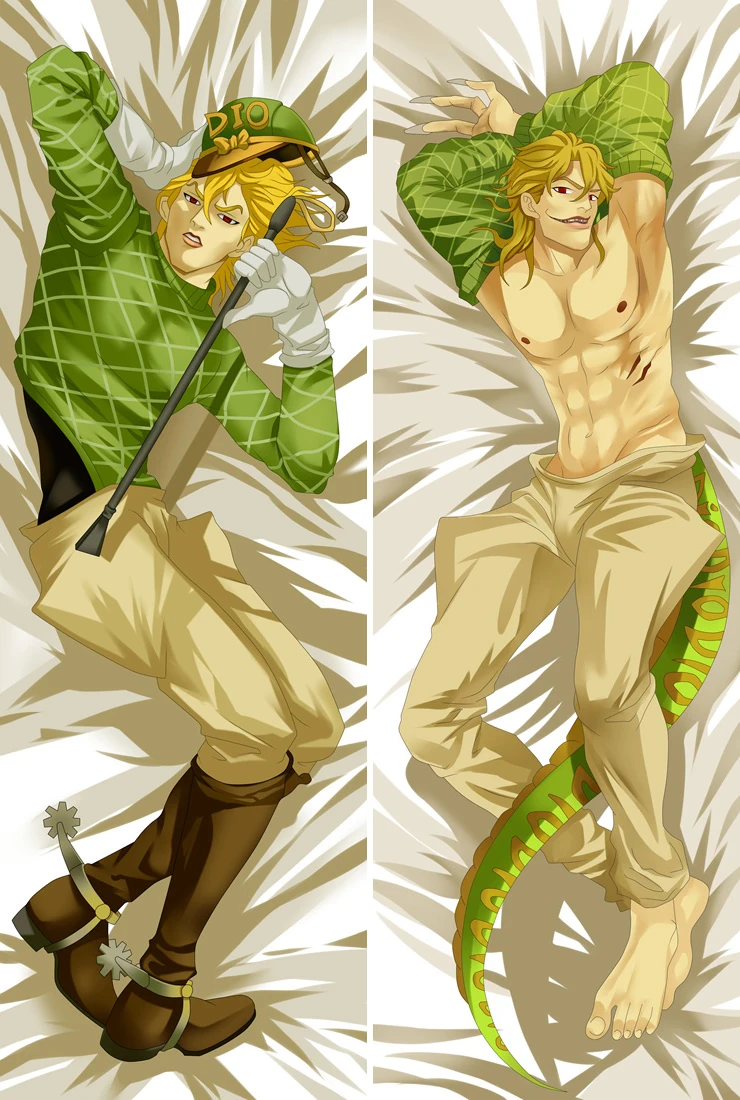 Чехол Подушка для подушки с японским аниме otaku Dakimakura JoJo's bizared Adventure Joseph johny Dio Brando