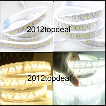 

180leds/m 220V led strip 5730 5630 SMD warm white Flexible tape light waterproof