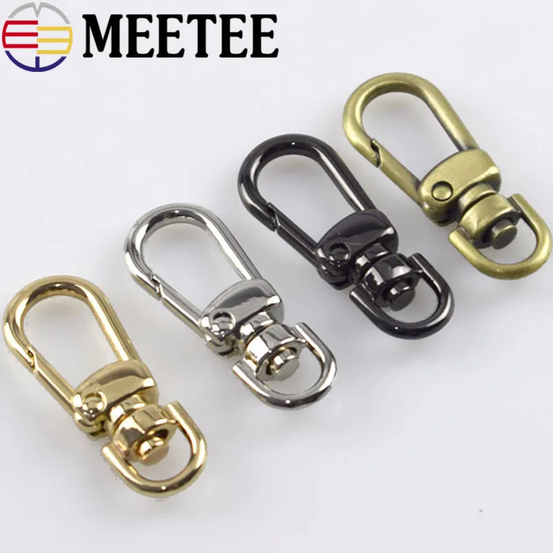 

5pcs/lot Luggage hardware fittings hook buckle light golden key dog F3-37