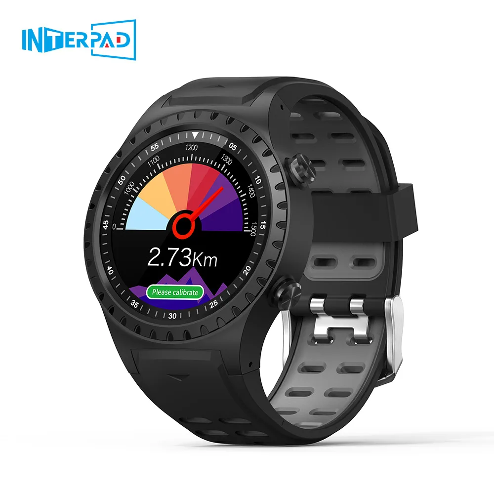 

Interpad M1 MTK2503 GPS Smart Watch Men Bluetooth Multi Sport Smartwatch Support Compass Barometer Wristwatch For iOS Android