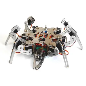 Arduino Programming Bionic Spider Robot 6 Foots Robot Large Torque Servo with Ps2 Controller