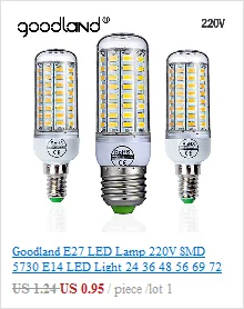 Goodland E27 светодиодный лампы 220V 240V MR16 GU10 светодиодный светильник Светодиодный точечный светильник лампа лампада 48 60 80 светодиодный s SMD 2835 для домашние точечный светильник