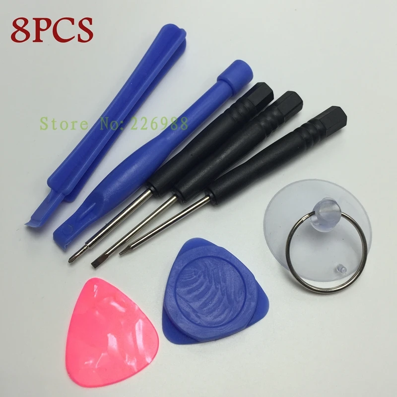 

100sets/lot 8 in 1 Screwdriver Set Repair Opening Tools Kit With Pentalobe 0.8 Screwdriver for iphone 5G/5GS/6G/6GS ipod touch