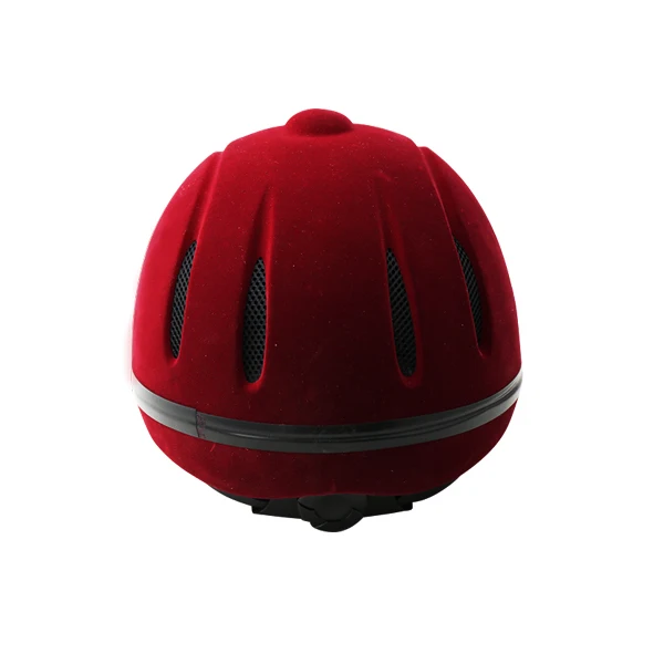 Винно-красный стекающийся классический Конный шлем для верховой езды