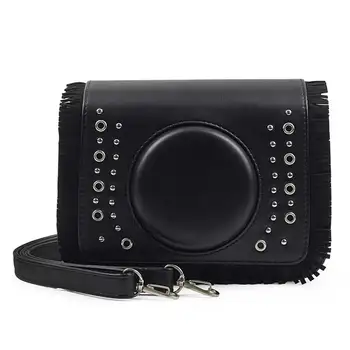 

Fringe Metal Buckle Bag For Fuji Instax Square 20 10 PU Leather Camera Case For Fujifilm Instax Mini 9 8 7S 90 70 25