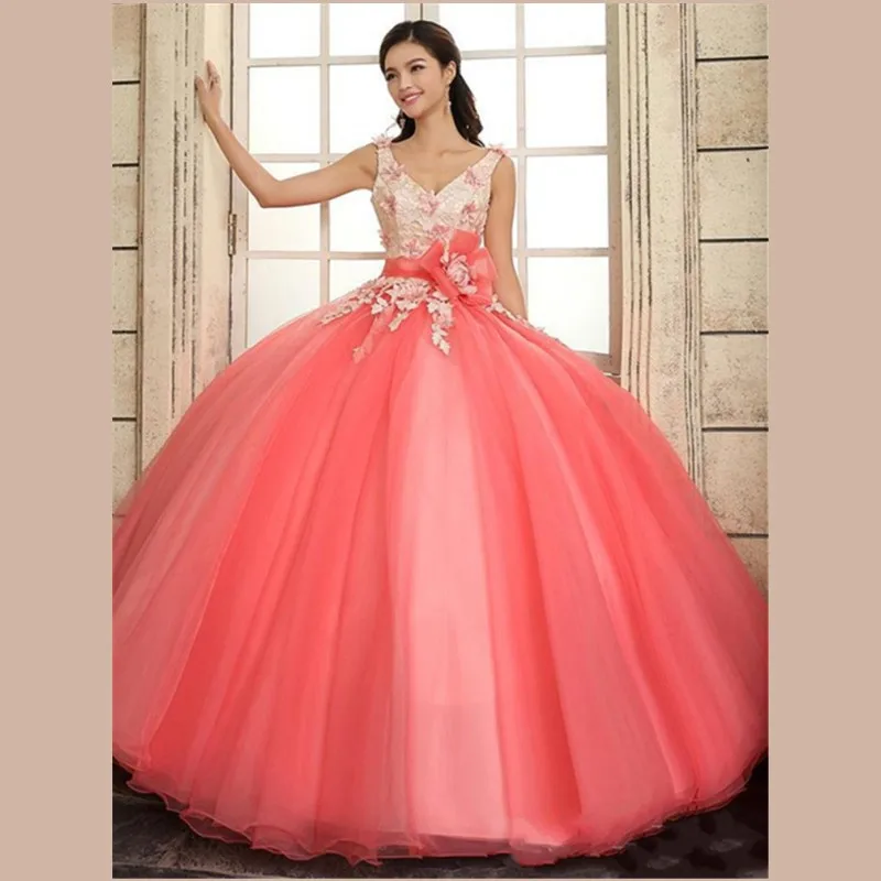 V Neck Tank Cheap Quinceanera Dresses Free Shipping Vestidos De 15 Anos