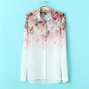 Купить Белую Рубашку С Цветным Принтом