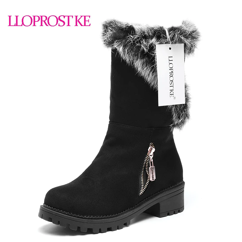 LLoprost KE/новые удобные женские зимние сапоги из эластичного нубука; красивая модная зимняя обувь для женщин; Размеры 30-52; dxj482