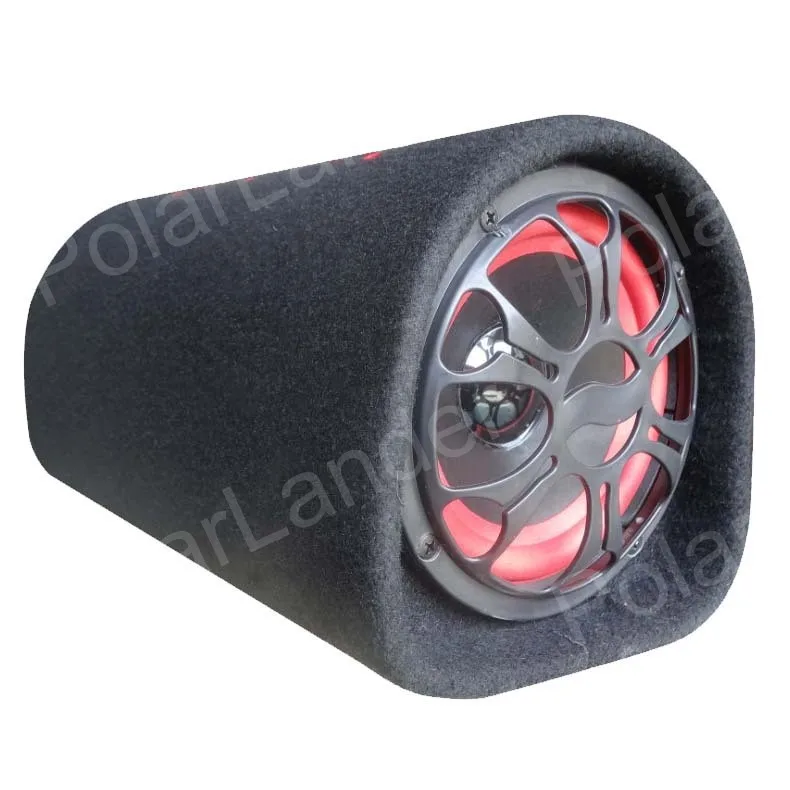  5 inch tunnel subwoofer 12V 24V 220V car subwoofer audio speaker backup TF USB remnote control MP3 