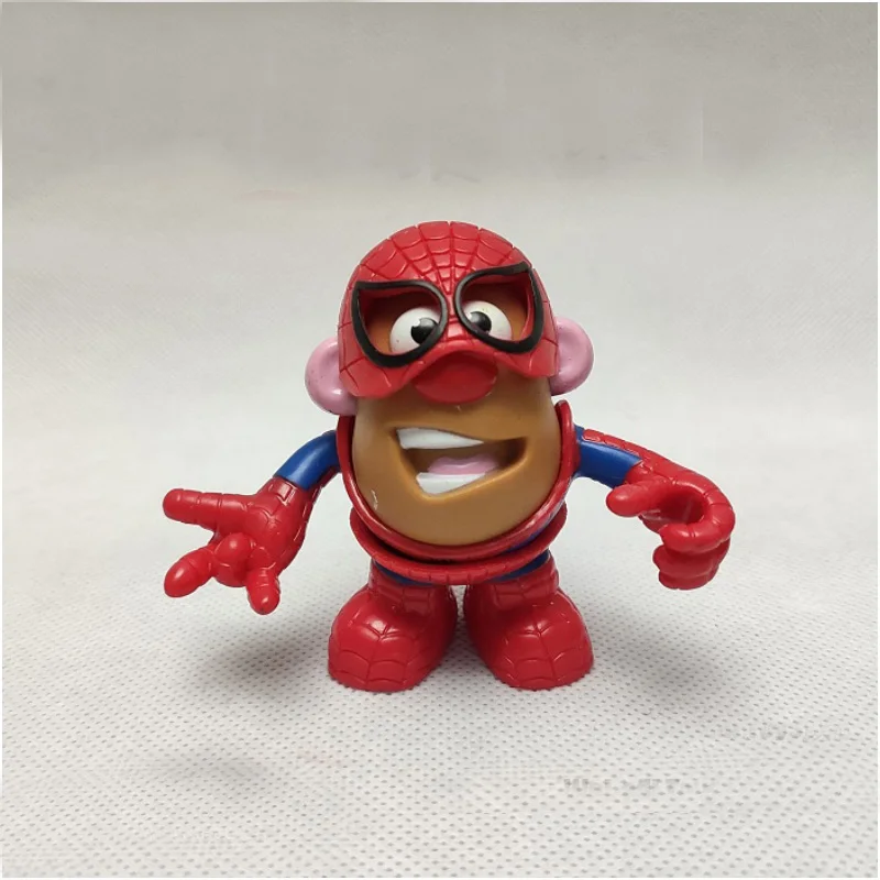 

Marvel Avengers Spider-man Iron Man Mr Potato Head Mr. Potato Humpty Dumpty Cosplay Mixable Mashable Heroes Pvc Figure Toys