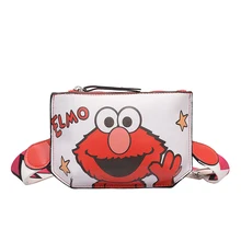 Женские поясные сумки с героями мультфильмов для девочек, поясные сумки для милых студентов, нагрудные Сумки из искусственной кожи, дамская сумка на плечо, удобная поясная сумка в стиле хип-хоп