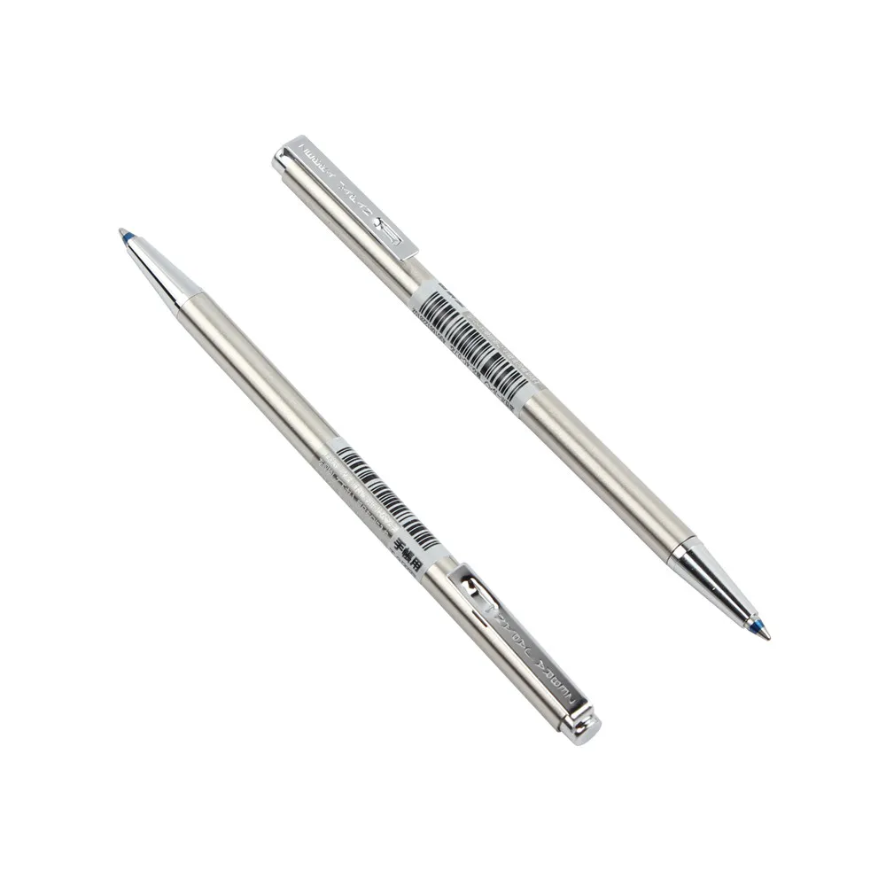 1 шт./лот гелевая ручка Zebra брендовая короткая карманная ручка Супер карманная металлическая портативная мини-ручка Вращающаяся ручка офисные и школьные принадлежности