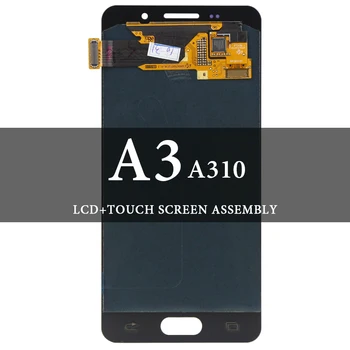 

For A3 2016 LCD 4.7'' A310 A310F Black White AMOLED Display Screen Replacement Touch Assembly