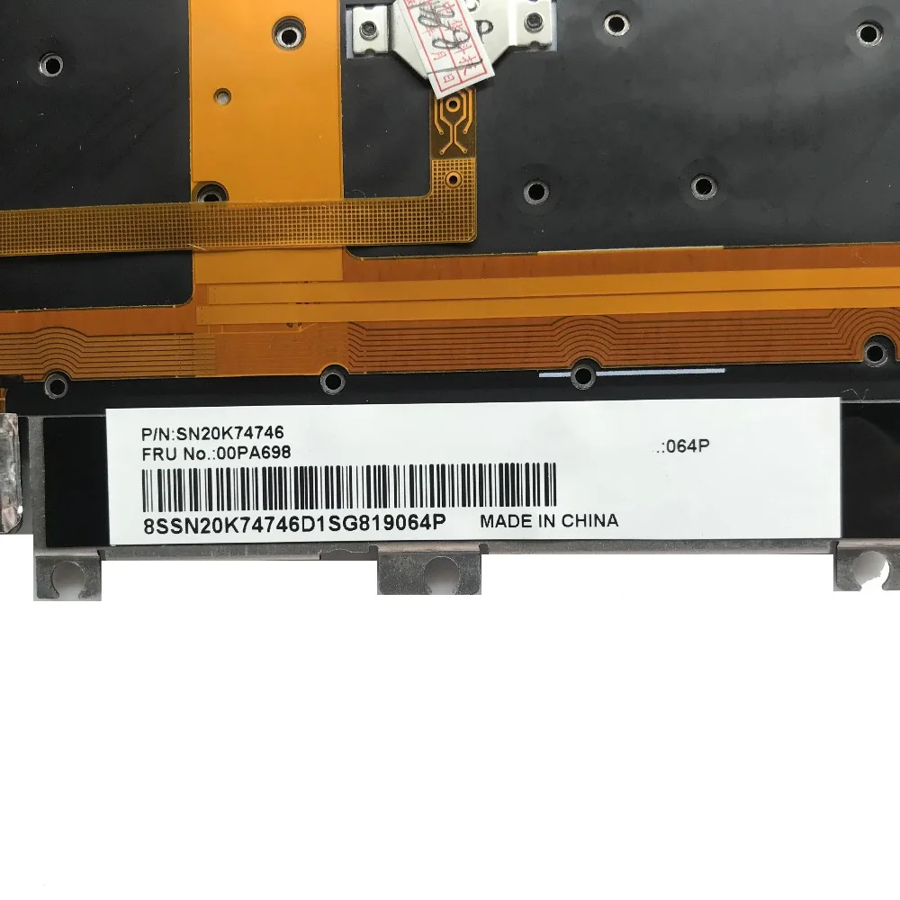 Для Thinkpad X1 ноутбук клавиатура с подсветкой английский США черный SN20K74746 NSK-Z82BW01 00PA698 рабочих