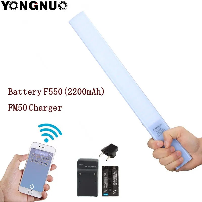 YN360S Battery KIT YONGNUO YN360S YN360 ультра-тонкий ручной светодиодный светильник со льдом 3200 k-5500 k для управления телефоном и приложением светодиодный заполняющий светильник+ запчасти - Цвет: YN360S Battery KIT