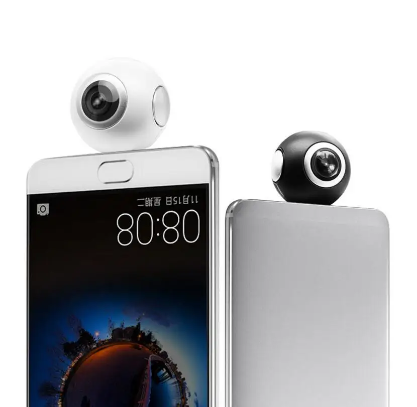 

Super mini 2 million pixels 720 degree rotating Camera 360 eyes full VR camera phone handheld self-timer HD camera 41mm 36g
