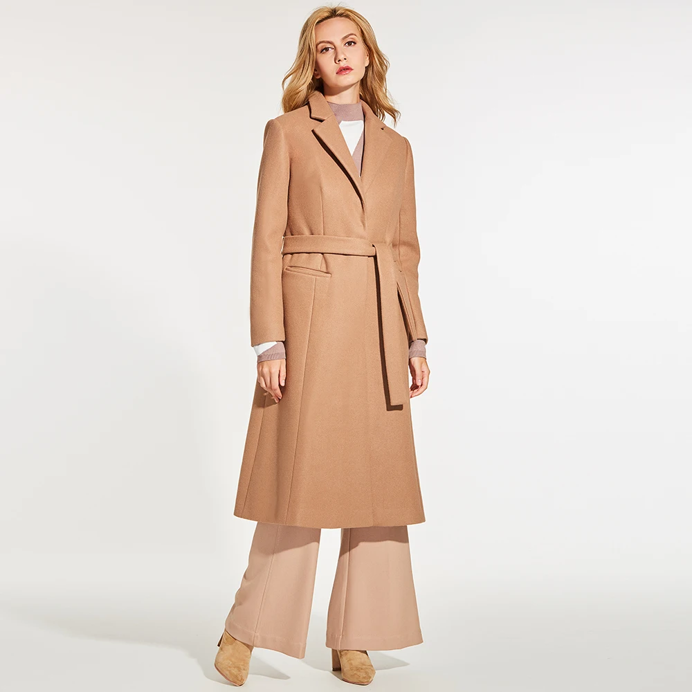 Young17 Autumn Coat Women Camel Office Lady Elegant