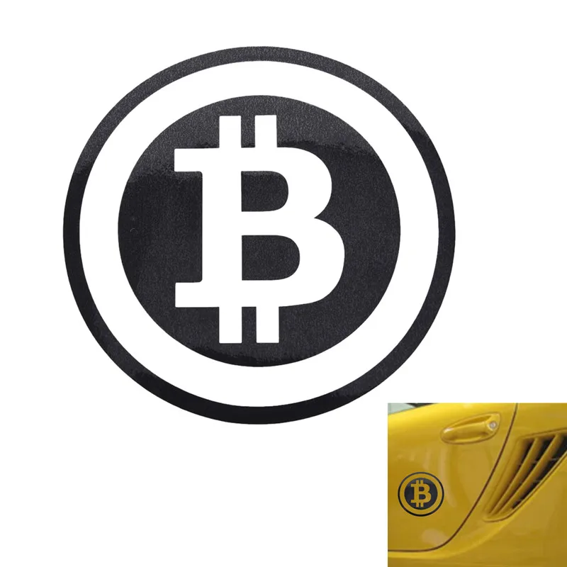 

Large Bitcoin Car Sticker Cryptocurrency Blockchain Freedom Sticker Vinyl Car Window Decal 16cm(Length)*16cm(Width)