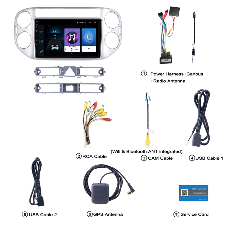 Cheap Hot sale 9 inch 2.5D IPS Tempered HD multi-touch screen Android 8.1 NAVI for tiguan 2010-2018 with Bluetooth USB WIFI support 5