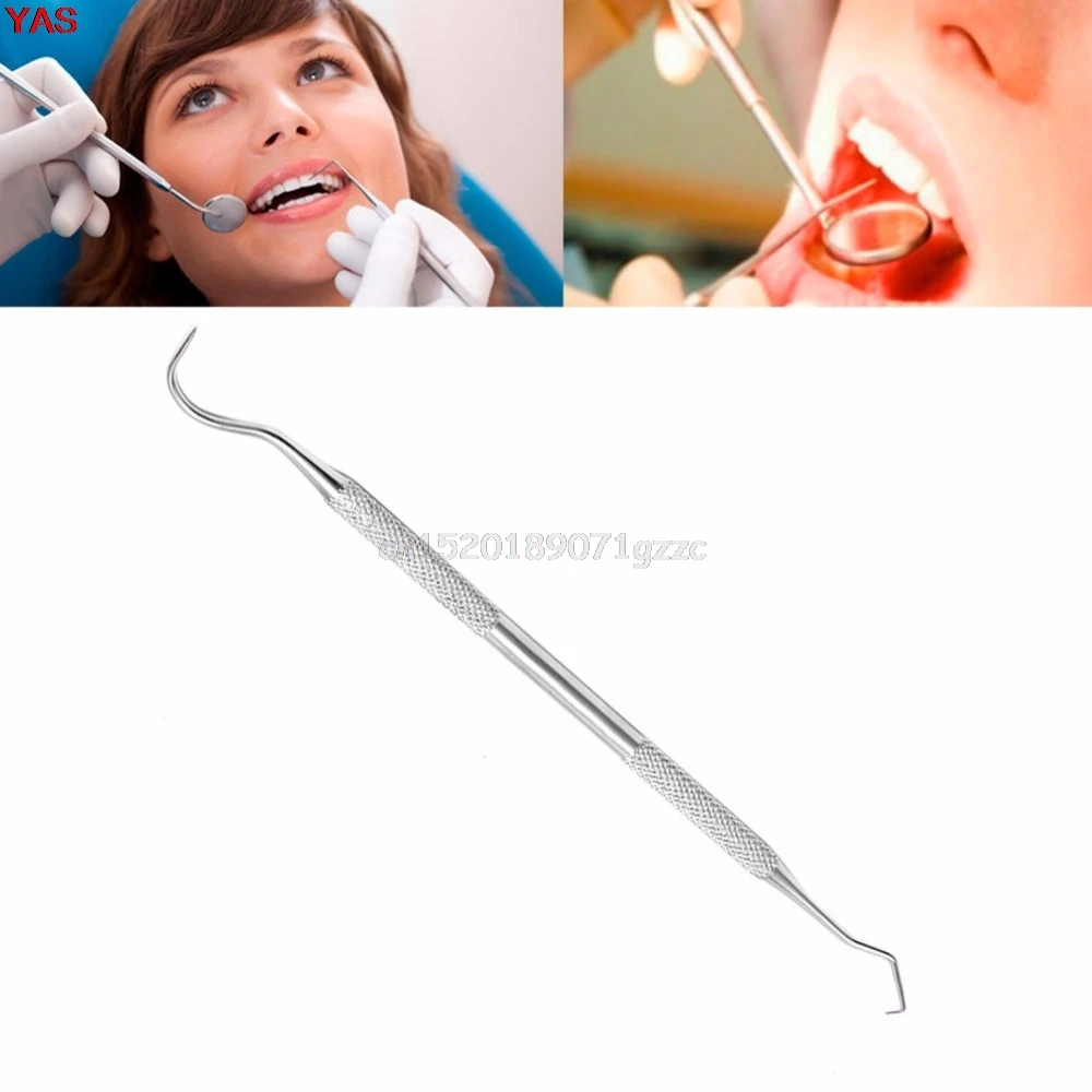 Двойной крюк зубная исследовательский зонд материалы Dentalist стоматологический инструмент набор# H027