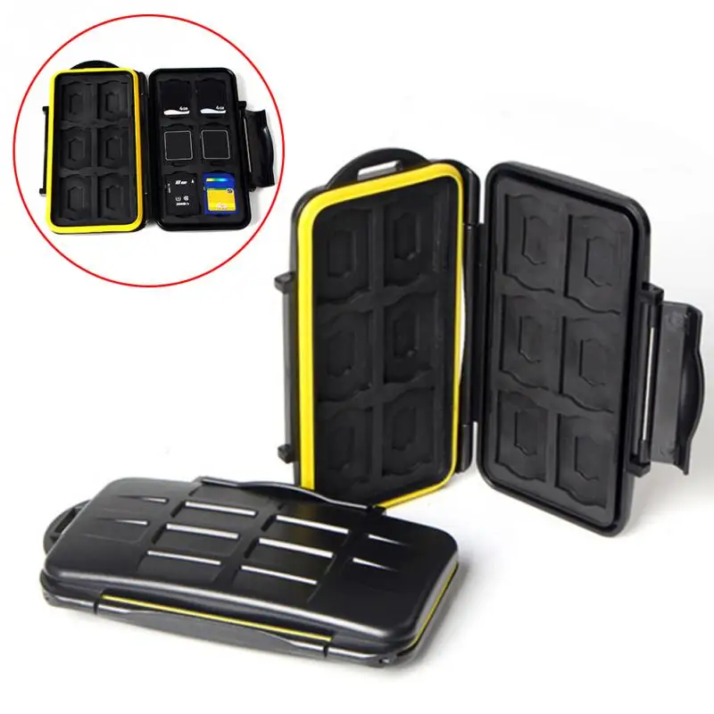 

SDMSD12 Memory Card Case Anti-shock Waterproof Tough Micro SD Card Case for 12 SD card + 12 TF card