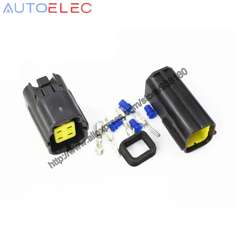 

10X174257-2 4 Pin Way Male&Female Waterproof Electrical Wire Cable Connector Plug Econoseal J Series, Mark II (+)