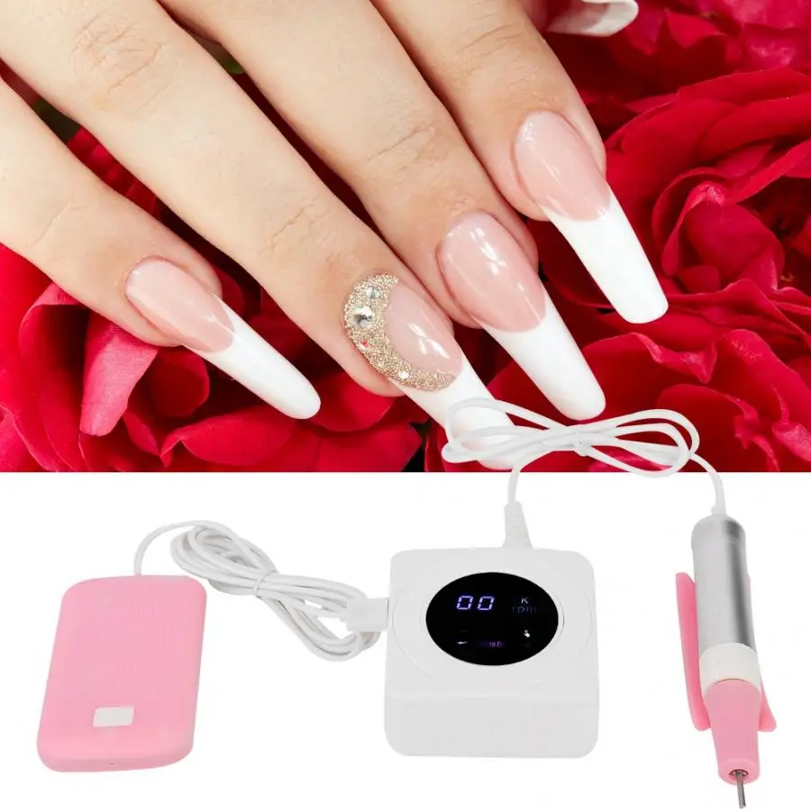 Professional 36000rpm Nail Polishing Drill File Manicure Buffing Polisher Tool For | Красота и здоровье