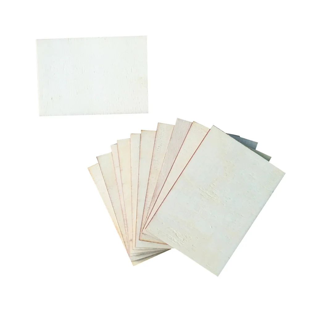 30 Pack Bulk Poplar Wood Blank Shapes Embellishment Plaque Sign Pyrography DIY Material Supplies - 70x49mm