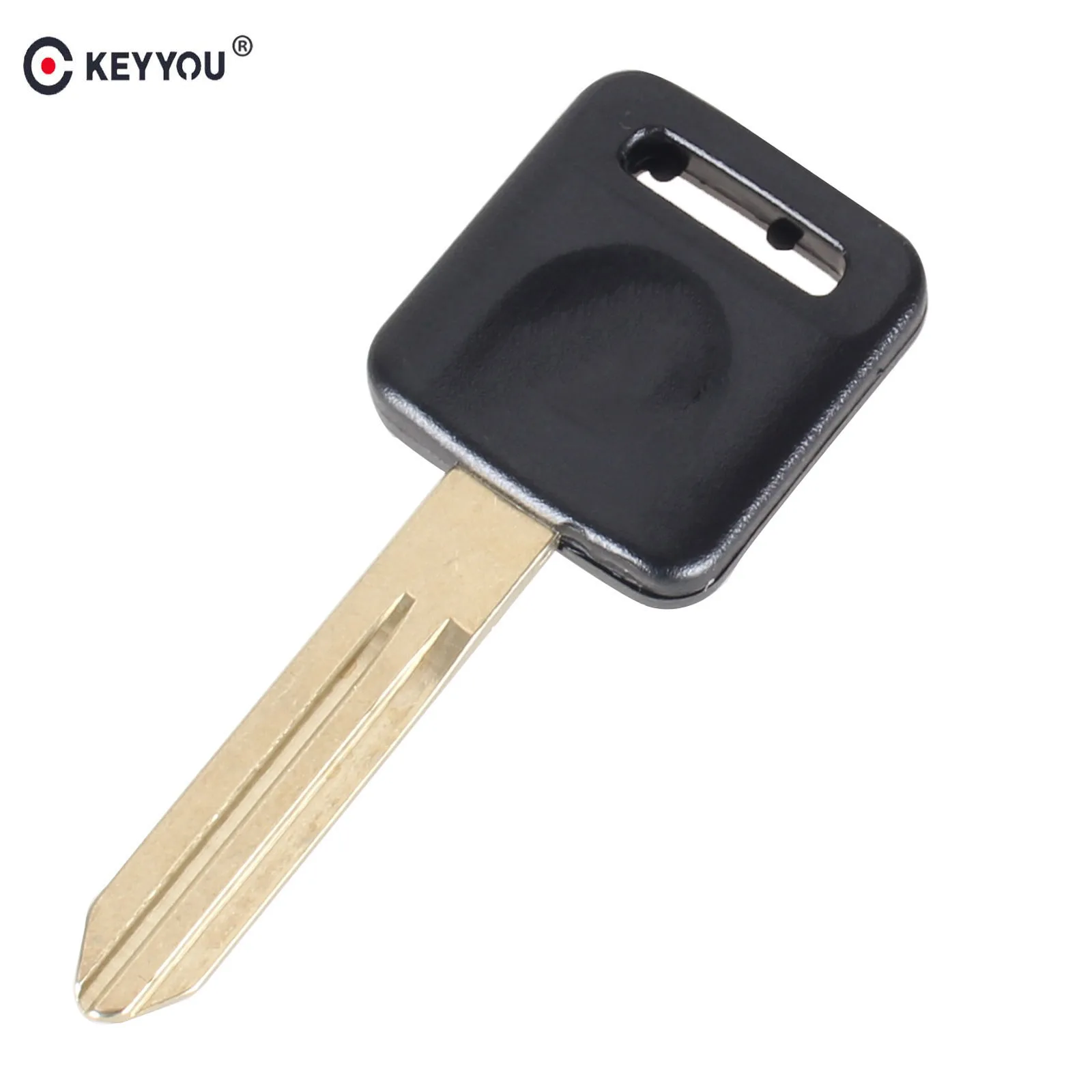 

KEYYOU 10x Transponder Key Shell Fob for Nissan Teana Versa Livina Sylphy Tiida Sunny March X-trail 2001 2002 2003