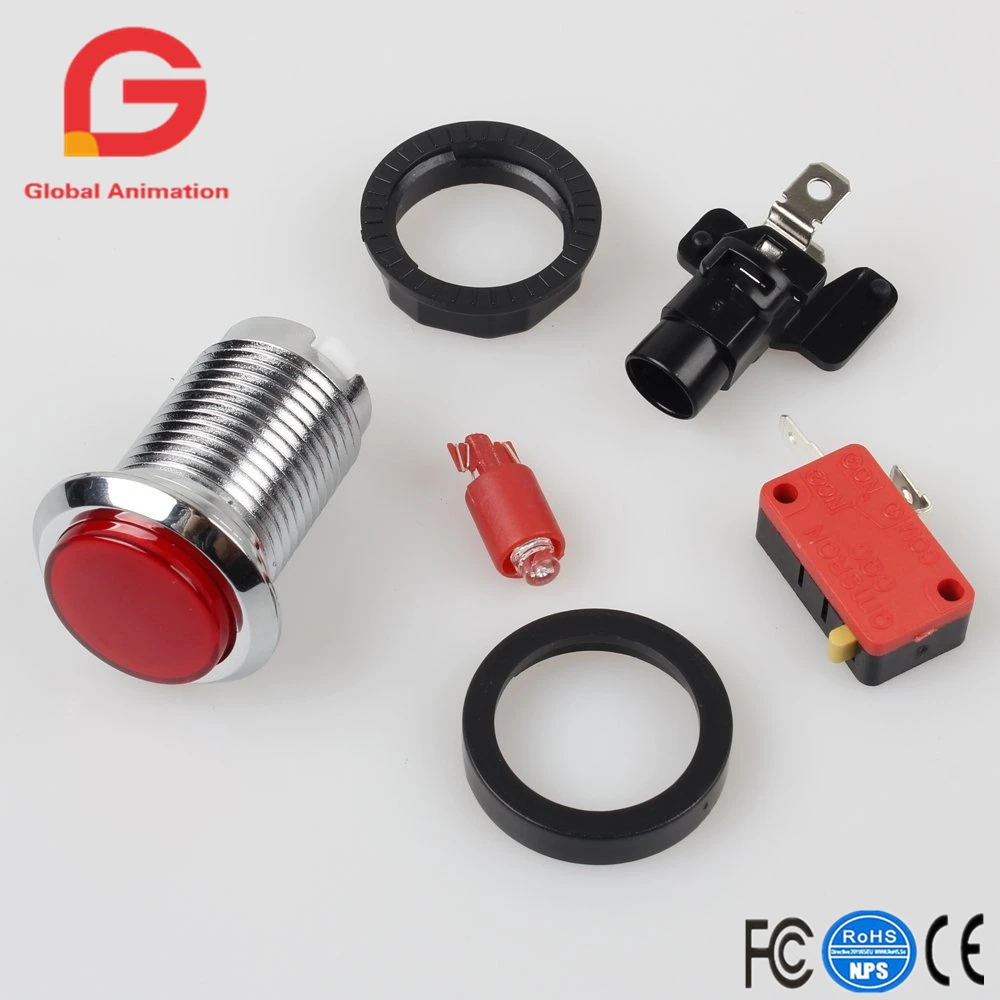 Аркадный набор сделай сам USB кодировщик для джойстика + хромированная