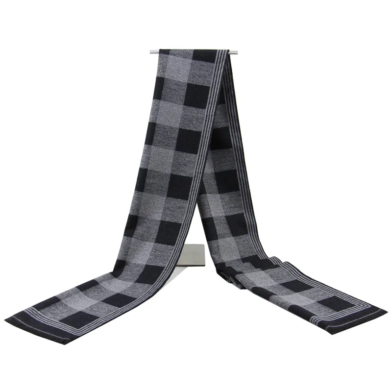 mens designer scarf Winter Scarf New Soft Cashmere Scarves Plaid Check Warm Oblong Fringe Unisex Man Woman's Scarf Pashimina barbour scarf mens Scarves