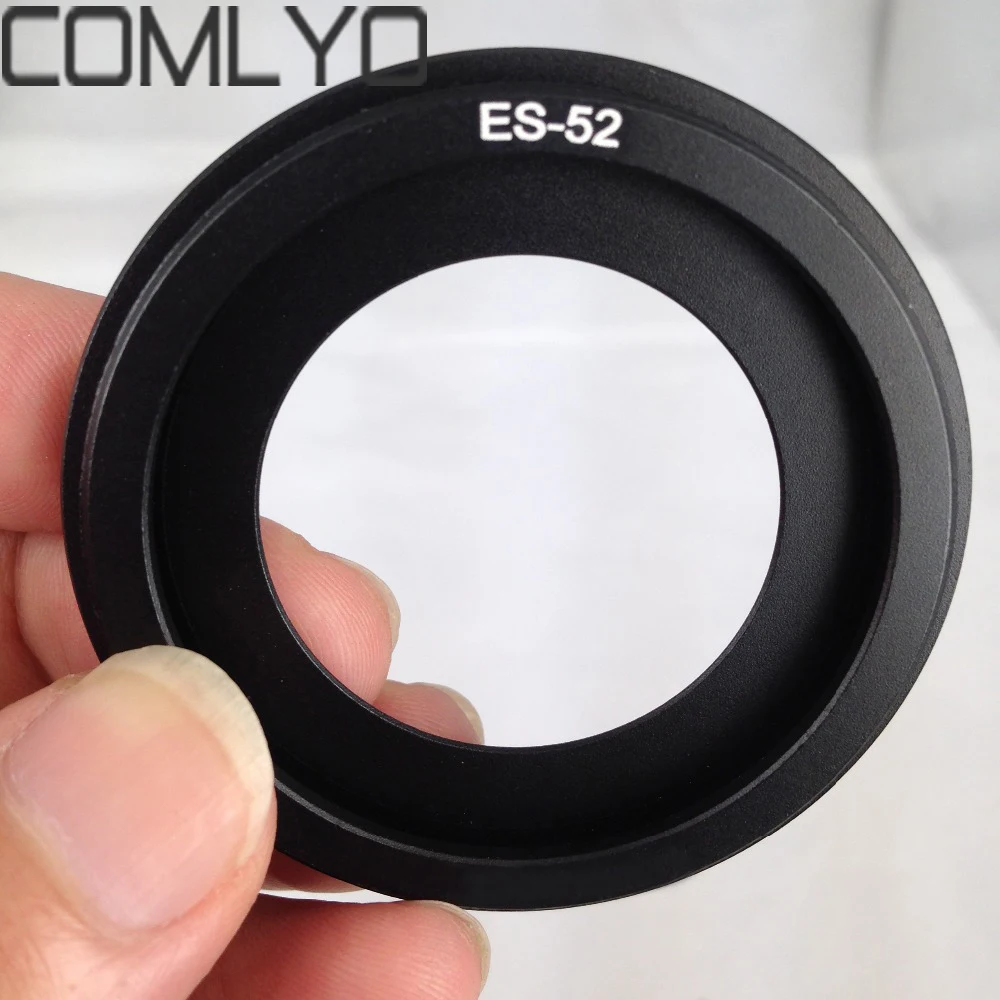 COMLYO ES52 металлическая бленда объектива для Canon EF 40 мм EF f/2,8 STM Pancake 52 мм замена CANON ES-52 аксессуары для камеры
