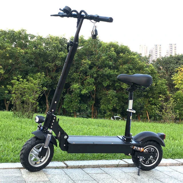 FLJ 1200 W 48 V электрический скутер с сиденьем хороший E скутер складной самокат для взрослых Электрический с дисковым тормозом