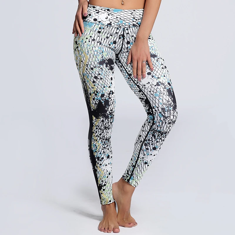 

Fitness Leggings New Plus Size Sporting Leggings 3D Digital Casual Women High Elastic Workout Female Push Up Pant Trousers S-3XL