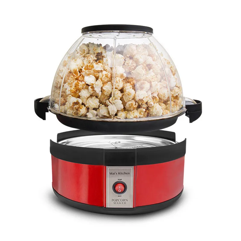 

Household Mini Popcorn Machine Oil Can Be Added Baking Tray Detachable