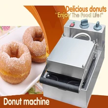 1PC FYX-4A 220V Commercial Non-stick Electric Doughnut Maker Machine 9 holes donut machine in waffle makers