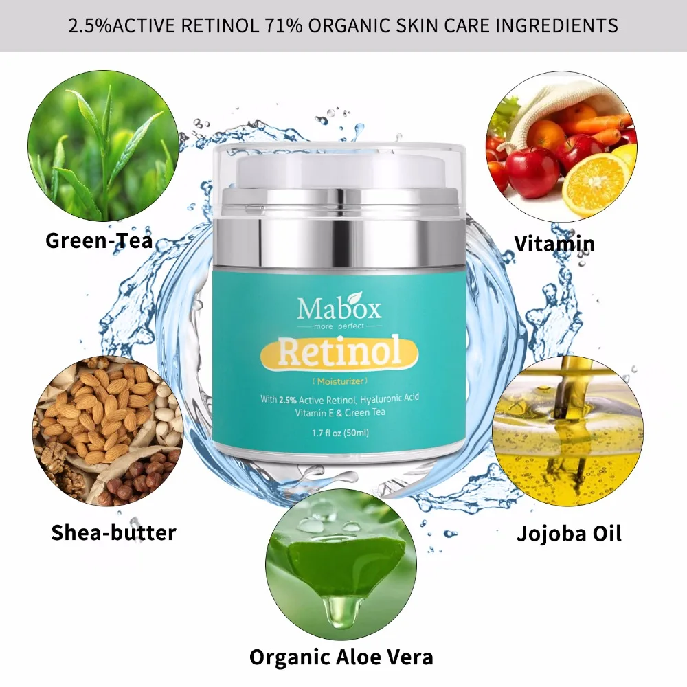 Harga Mabox Retinol Pelembab Krim Wajah Vitamin E Kolagen Retin Anti Aging Keriput Jerawat Asam Hyaluronic Anti Aging Serum