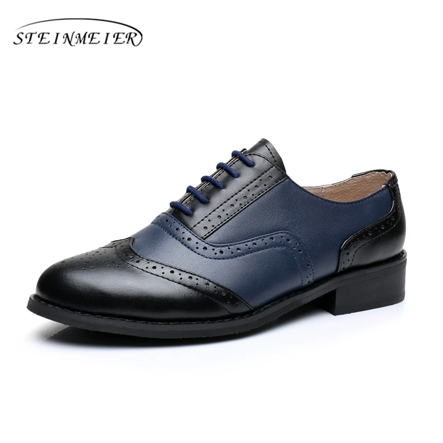 blue oxford shoes womens