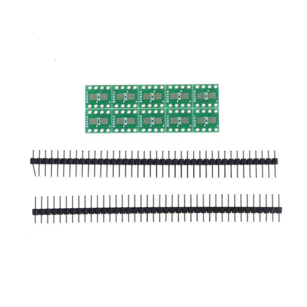 

10pcs Electronic Circuit TSSOP8 SSOP8 SOP8 SMD To DIP8 Adapter to DIP+ Pin Header PCB Board Converter Double Sides 0.65mm/1.27mm