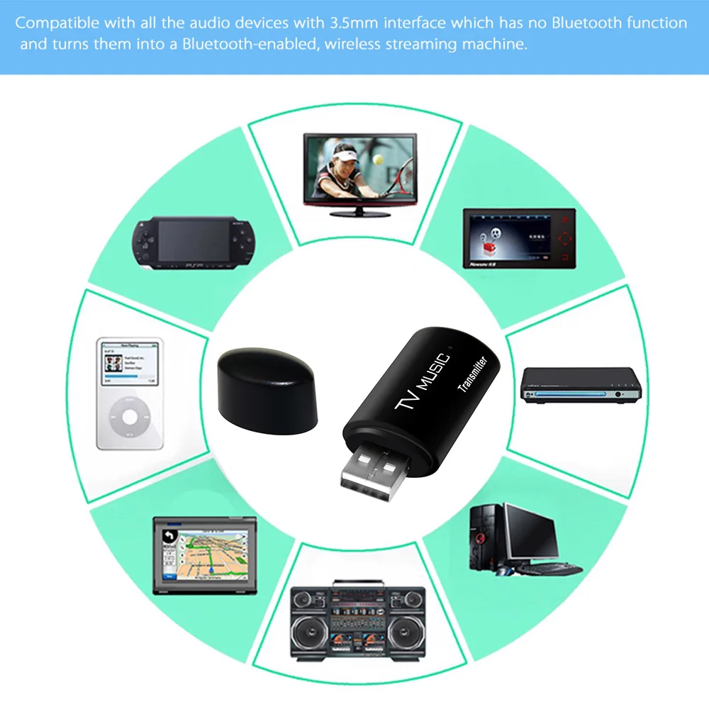 Bluetooth передатчик для ТВ MP3 ПК|usb transmitter|stereo transmittertransmitter usb |